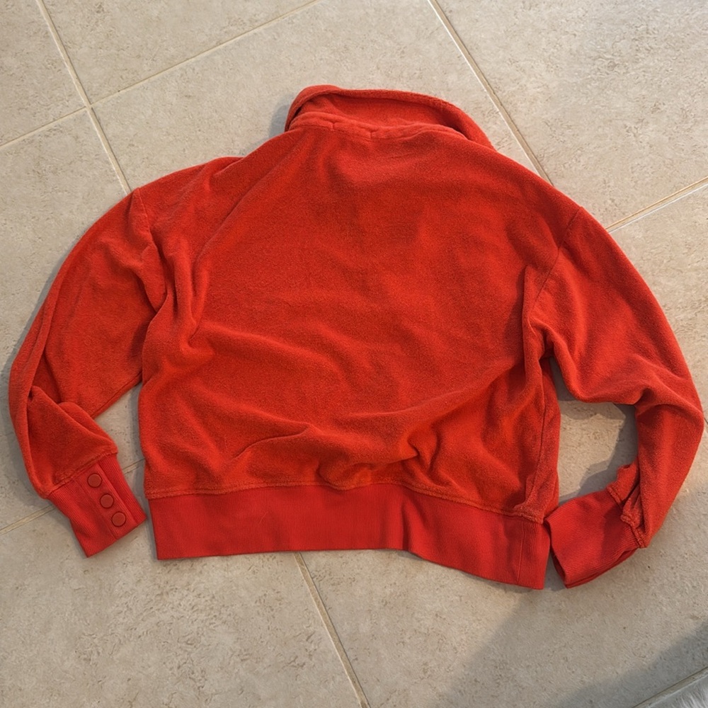 Z Supply orange crop terry pullover XS - Picture 4 of 4
